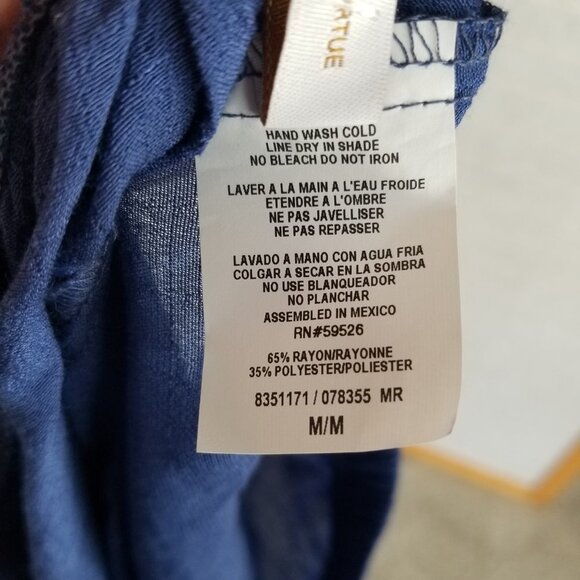 BECCA Navy Blue Strapless Jumpsuit - Picture 14 of 14